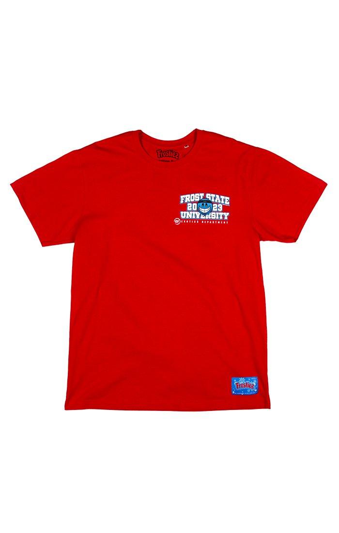 Frostiez Men's FSU Short Sleeve T-Shirt - Red - RED